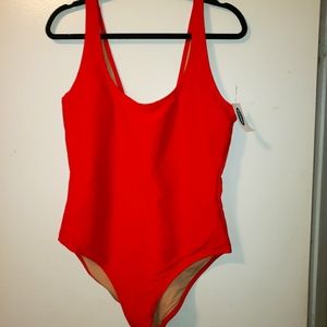Old Navy Red One-Piece Swimsuit